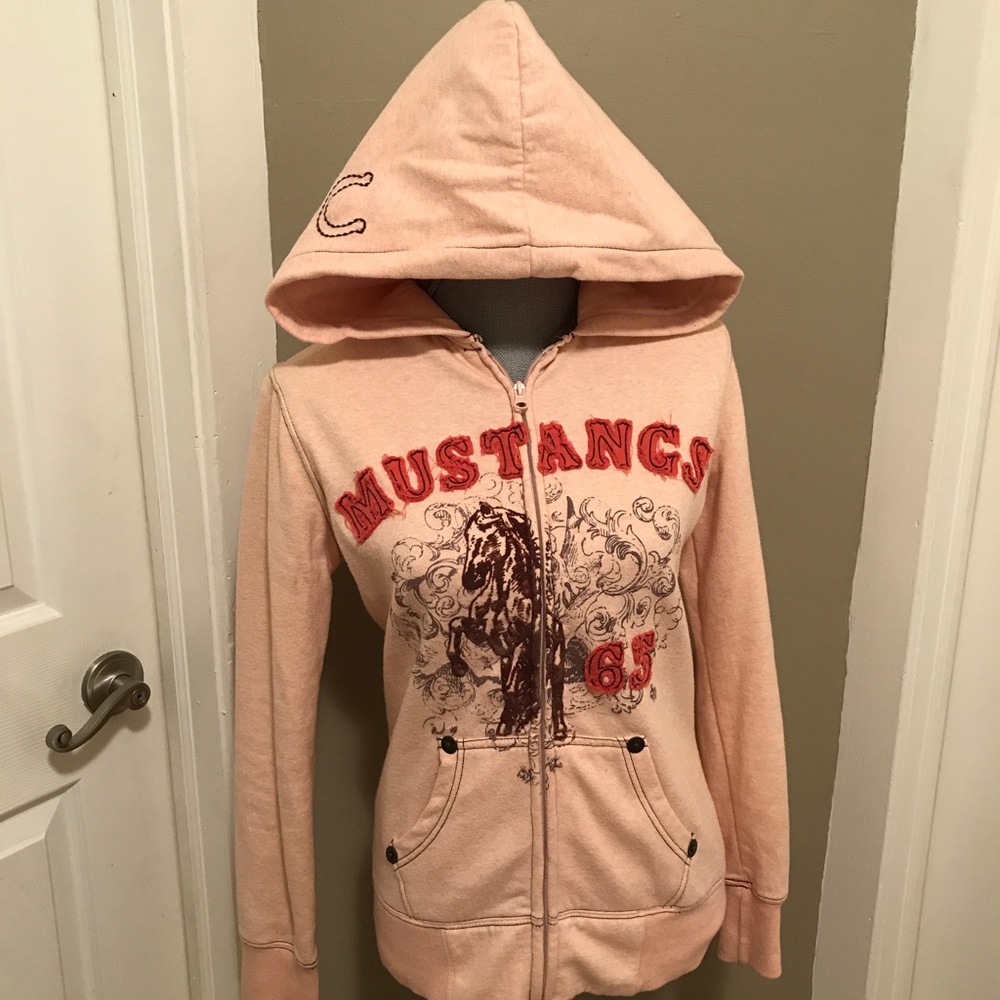 Vanity Mustang Zip Up Hoodie