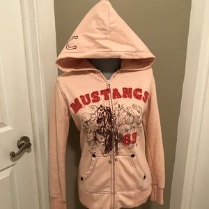 Vanity Mustang Zip Up Hoodie