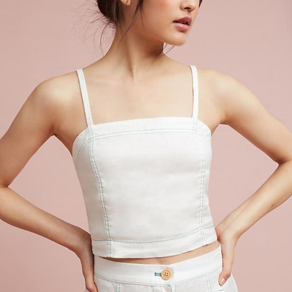 Anthropologie Akemi + Kin Riverine Crop Top Tank