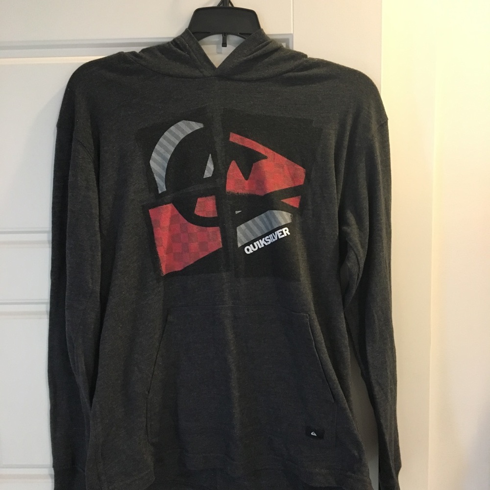 Quicksilver Boy's T Shirt Style Hoodie Size 14/16