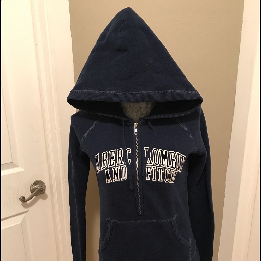 Abercrombie and Fitch Half Zip Up Hoodie