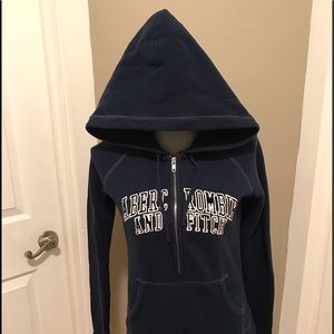 Abercrombie and Fitch Half Zip Up Hoodie