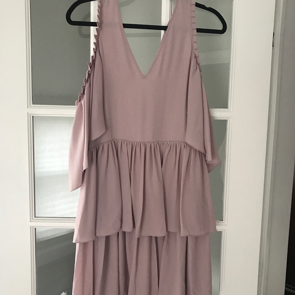 Rebecca minkoff flutter sleeve dress