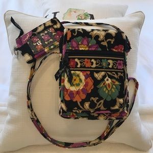 Vera Bradley Suzani Hipster and Zip Id Case