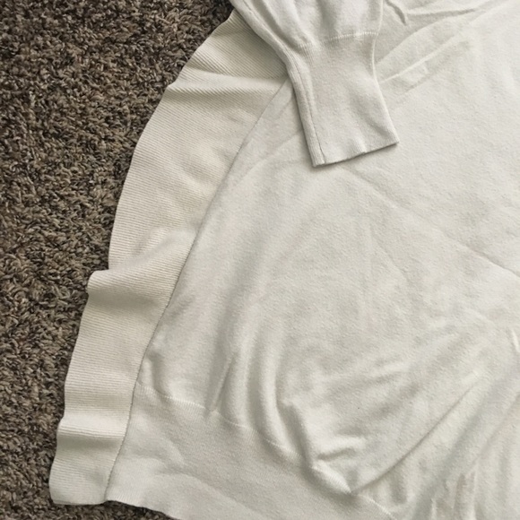 Cream Zara Ruffle Sweater Large - Picture 3 of 4