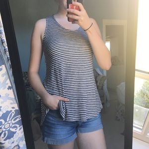Super cute 🌟 Striped Long Tank Top