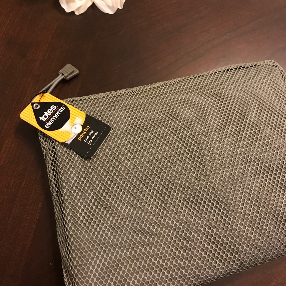 Poncho with bag