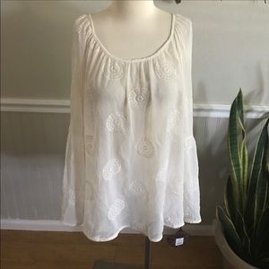 WKND SALE Brand New! Knox Rose Sheer Blouse XL