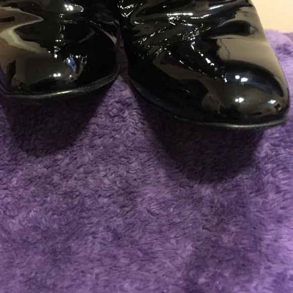 Gucci Black Patent Leather Ankle Boots - Picture 6 of 8