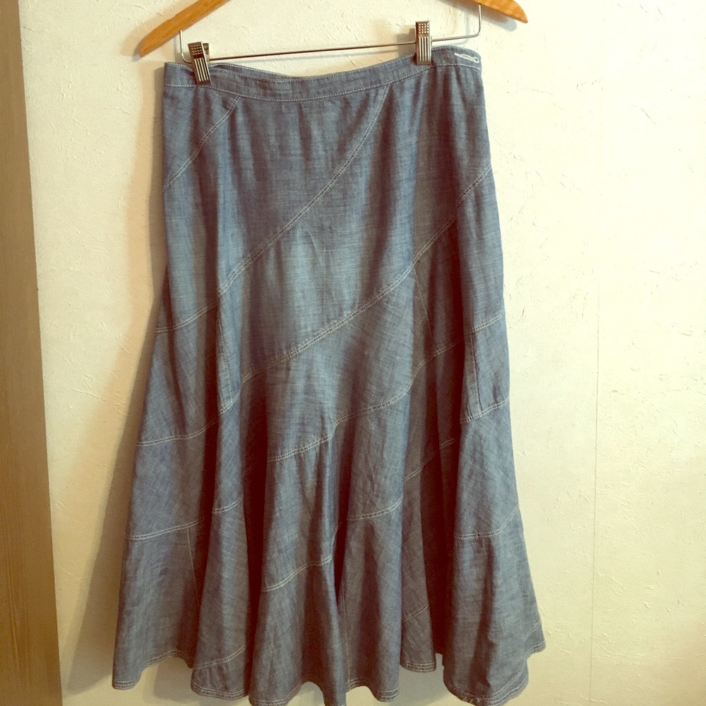 Light Denim Skirt