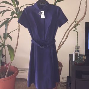 $348 MAGASCHONI Belted Shirt Dress SIZE 4 NWT