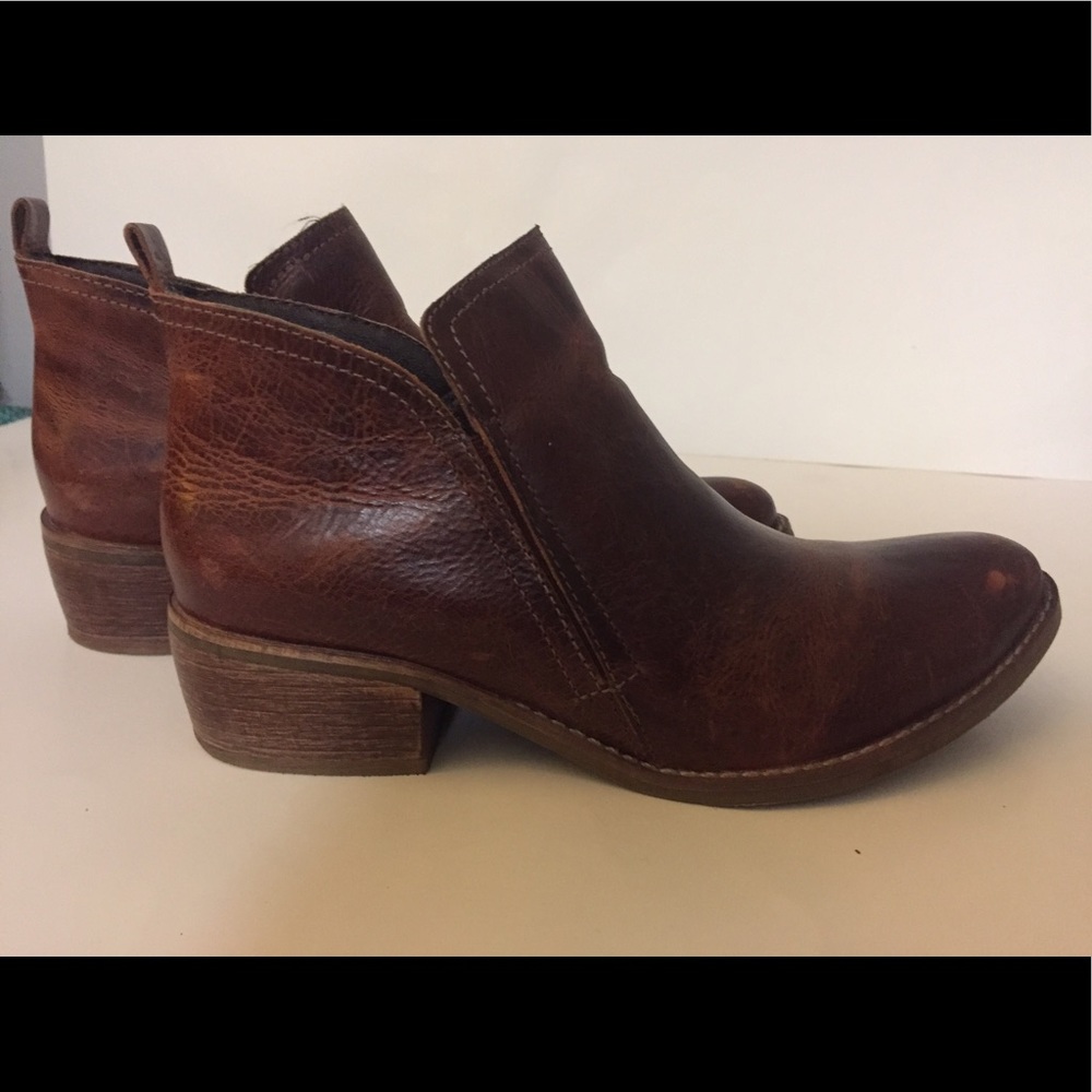 Brown booties