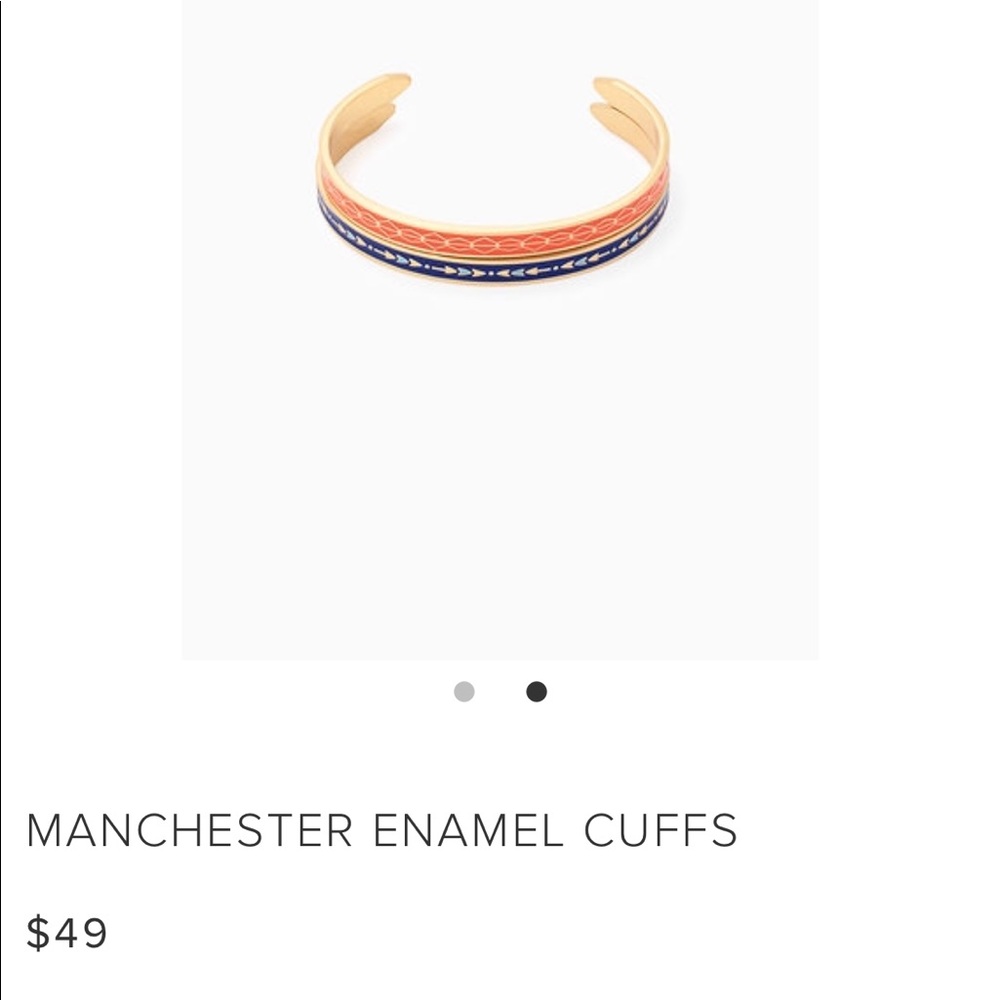 Manchester Enamel Cuffs
