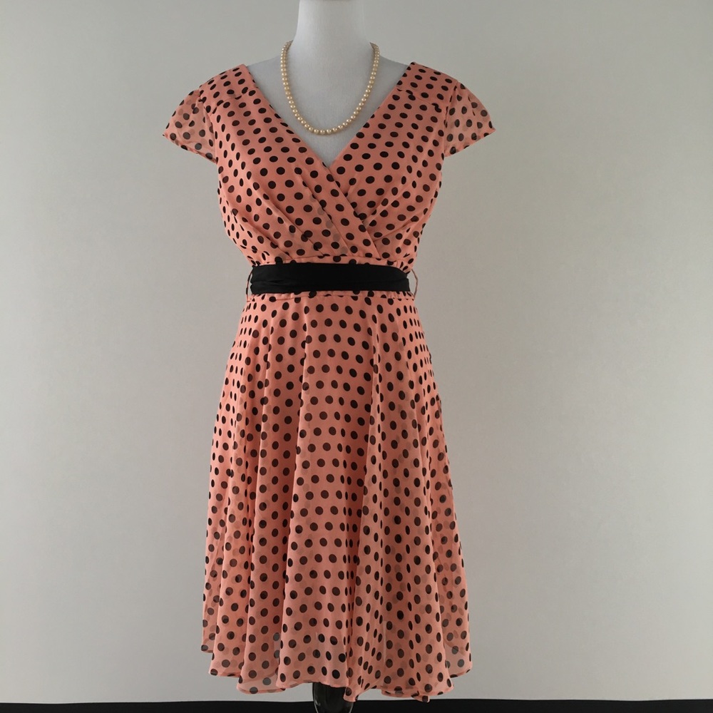 🎉SALE‼️Romantic Polka Dot Flirty Dress