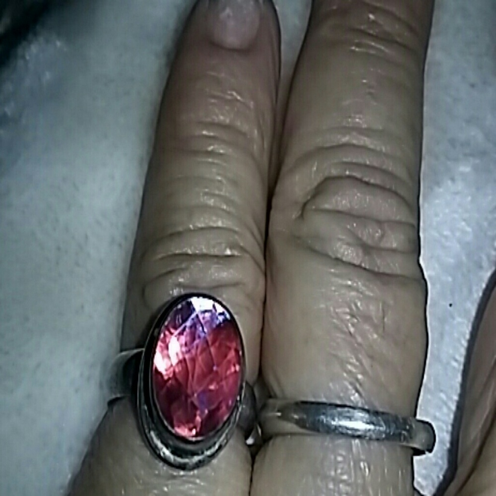 Paradise pink topaz 925 sterling silver
