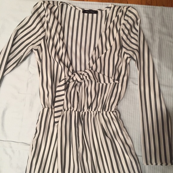 NWOT Honey Punch Dreamboat tie-front jumpsuit - Picture 3 of 4
