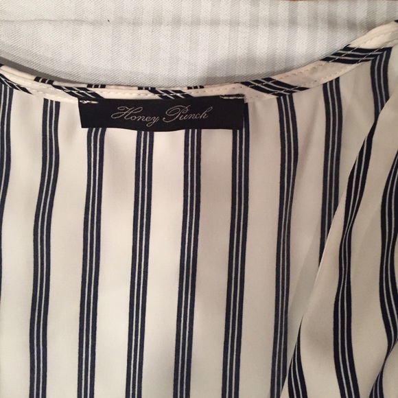 NWOT Honey Punch Dreamboat tie-front jumpsuit - Picture 4 of 4