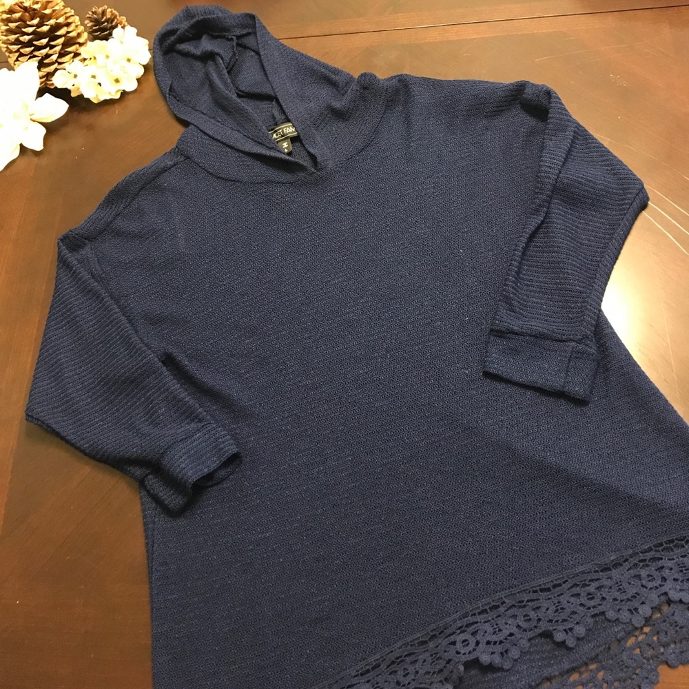 Blue lightweight hoodie