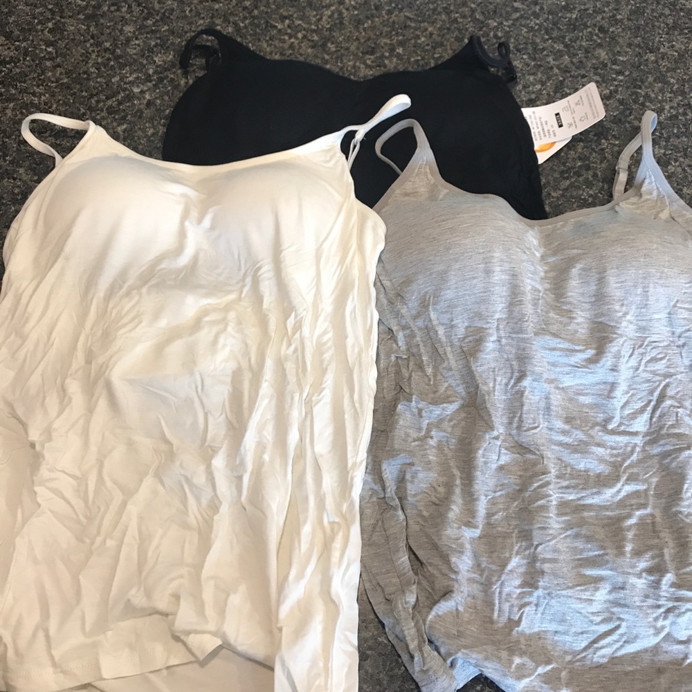 3 built in bra tank tops