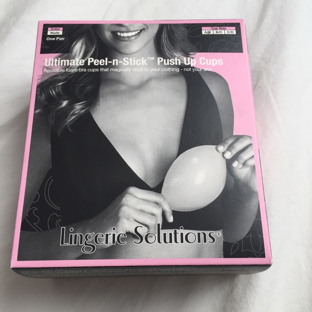Stick push up bra cups