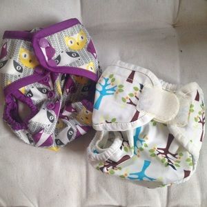 Cloth diapers thirsties rumparooz small newborn