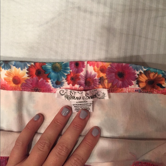 Sans Souci floral print stretch pencil skirt - Picture 2 of 2