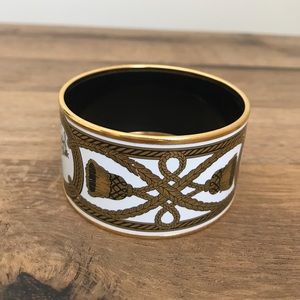 Hermes Grand Apparat Extra Wide Enamel Bangle Hermes Grand Apparat Extra Wide Enamel Bangle