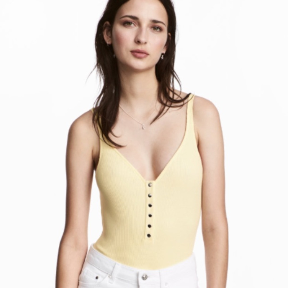 NWT H&M V-neck Bodysuit