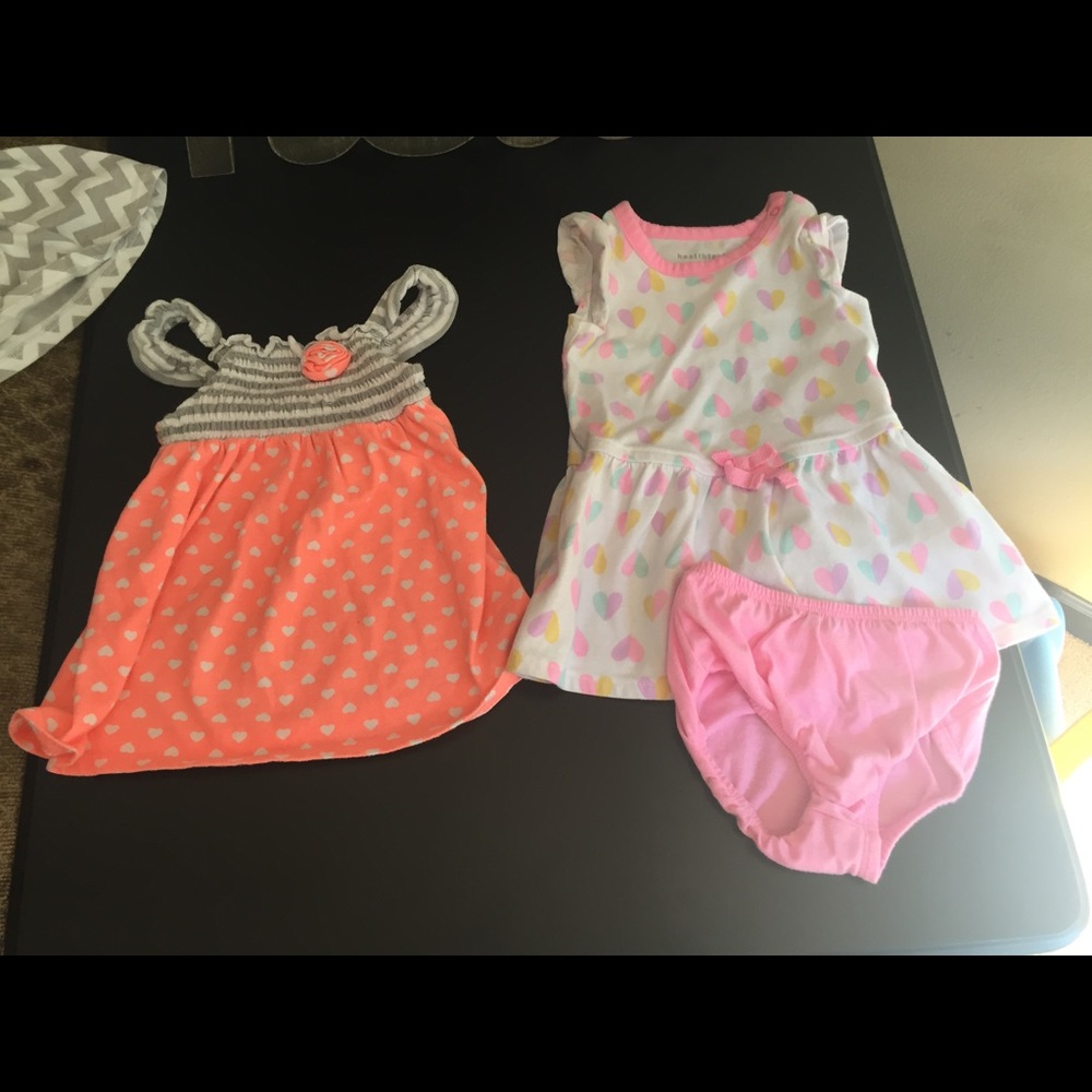 Two dresses baby girl 6-9 months