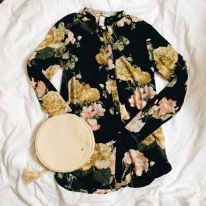 H&M Conscious Floral Button Up