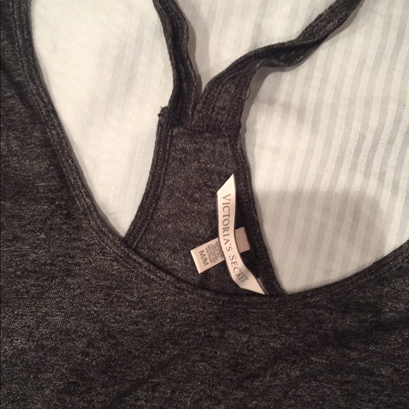 Victoria's Secret sport charcoal cotton tank - Picture 2 of 3