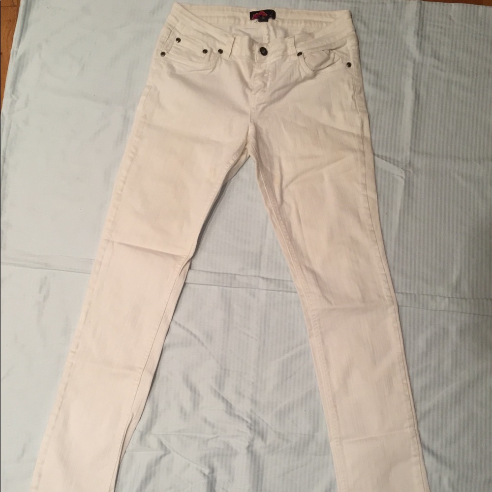 Forever 21 white skinny jeans