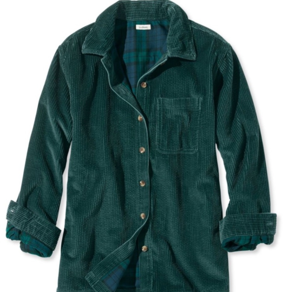 BRAND NEW Lined Corduroy Shirt - L. L. Bean