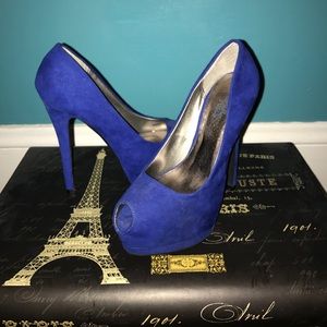Royal Blue High Heels