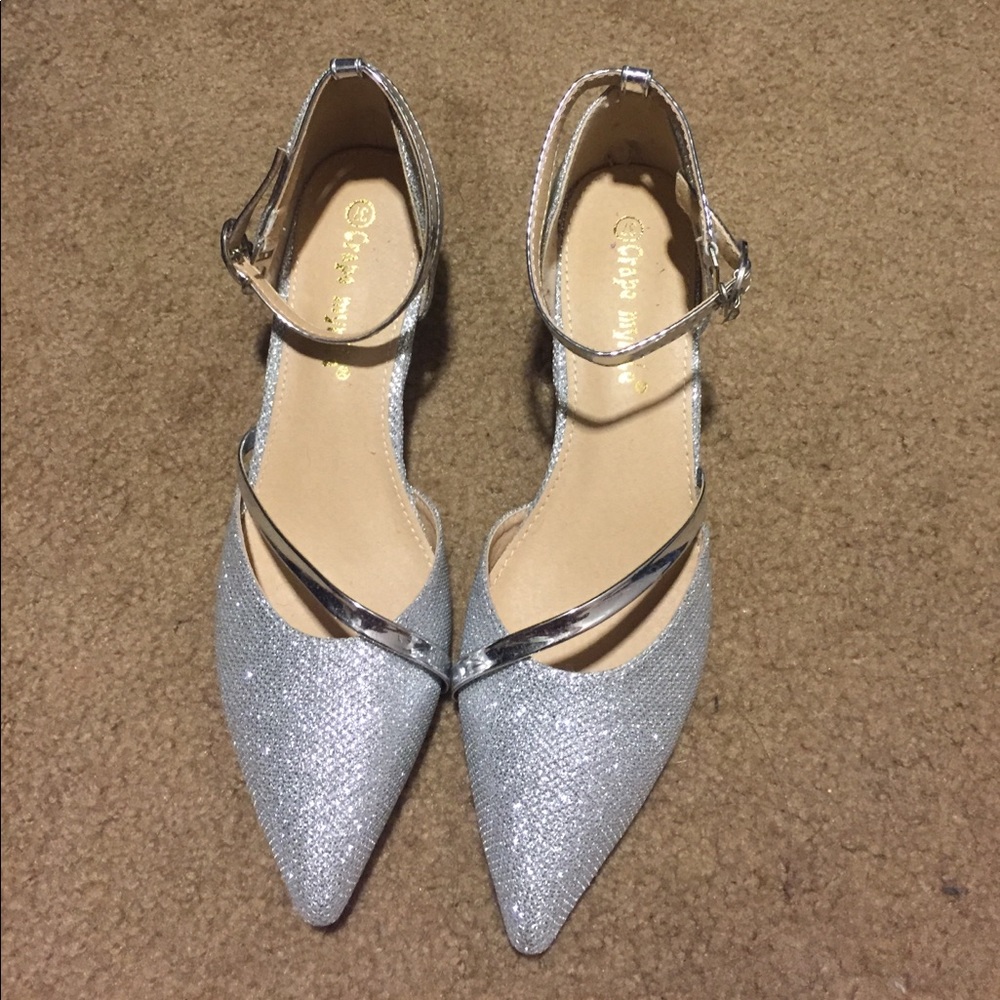 Silver Shining Heels