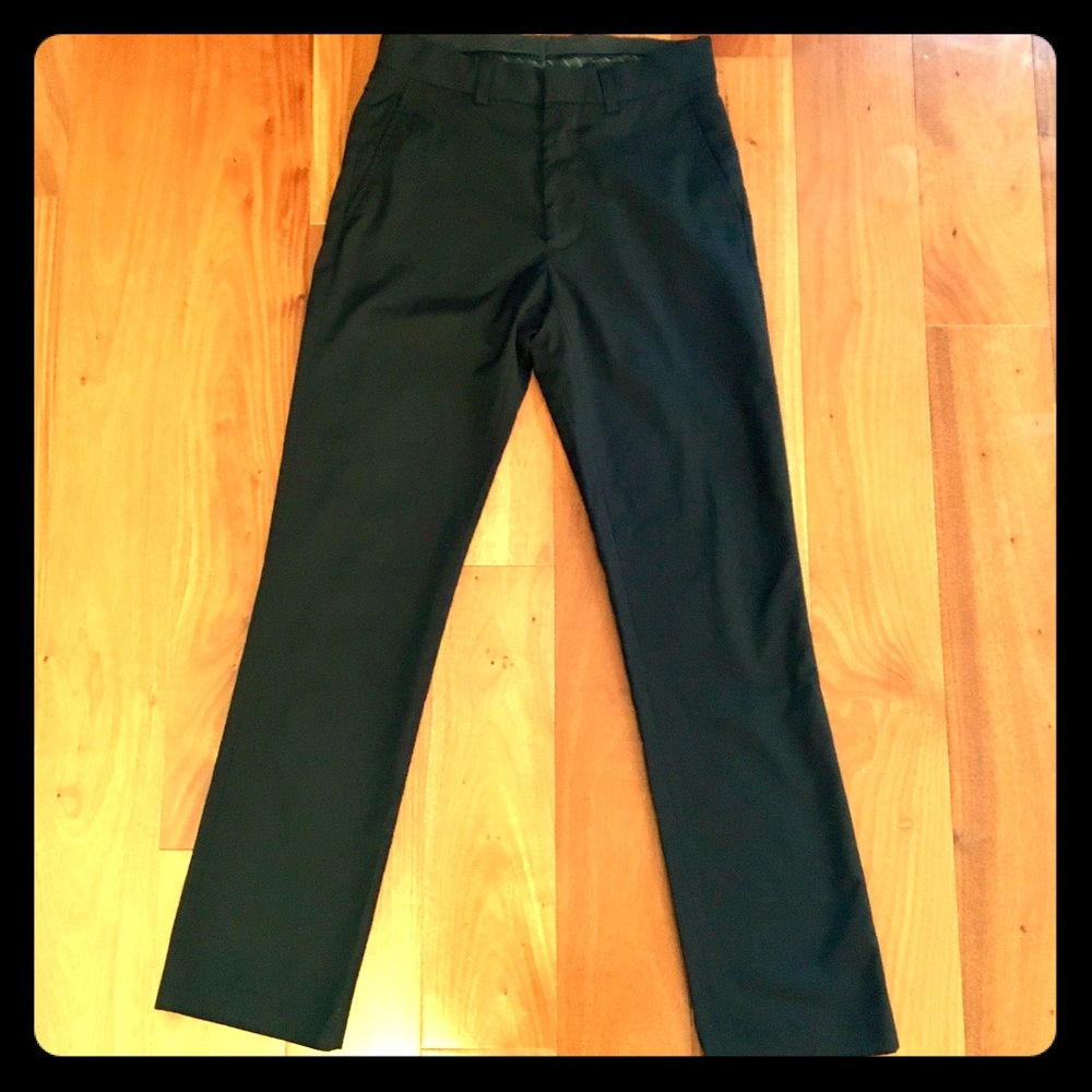 Men's Black Suit Pants 28R