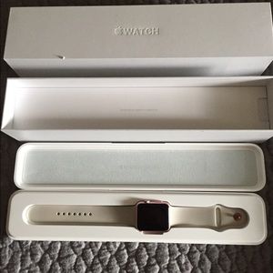 Apple rosegold watch first generation 42mm and box