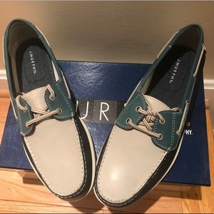 Mens shoes sz 10.5 Navy/Turquoise Johnston&murphy
