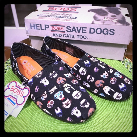 bobs shoes with dogs on them