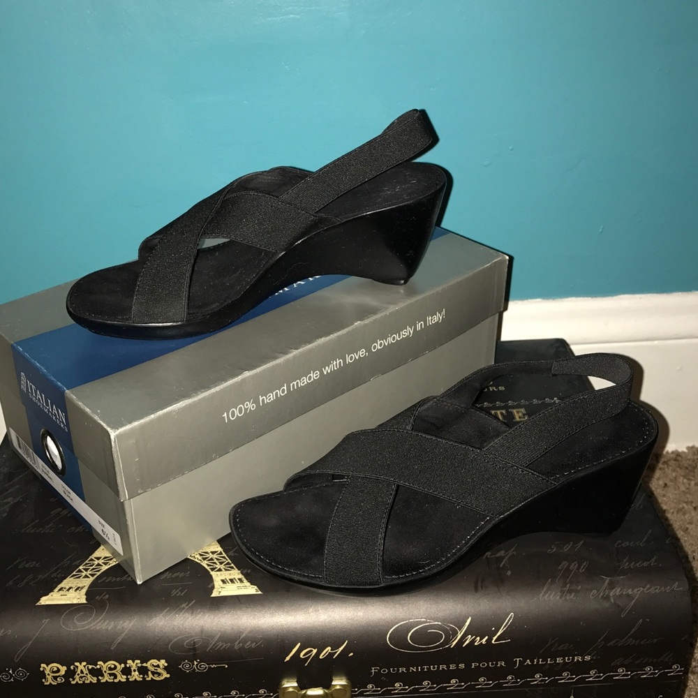 Black Italian Sandals