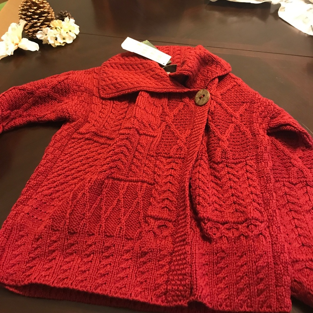 100% wool sweater