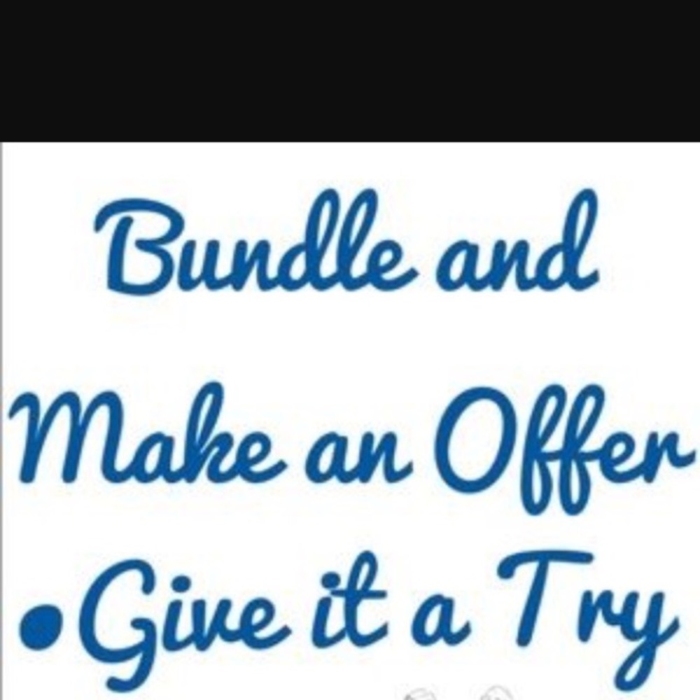 I'm open to all reasonable offers.