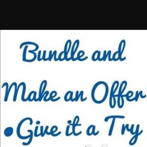 I'm open to all reasonable offers.