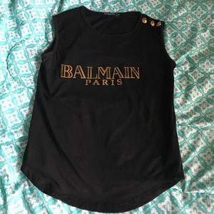 B A L M A I N TShirt sz small New
