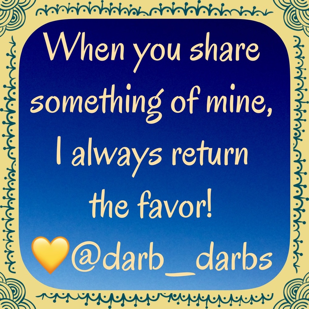 💛 Share mine, I'll share yours! 💛