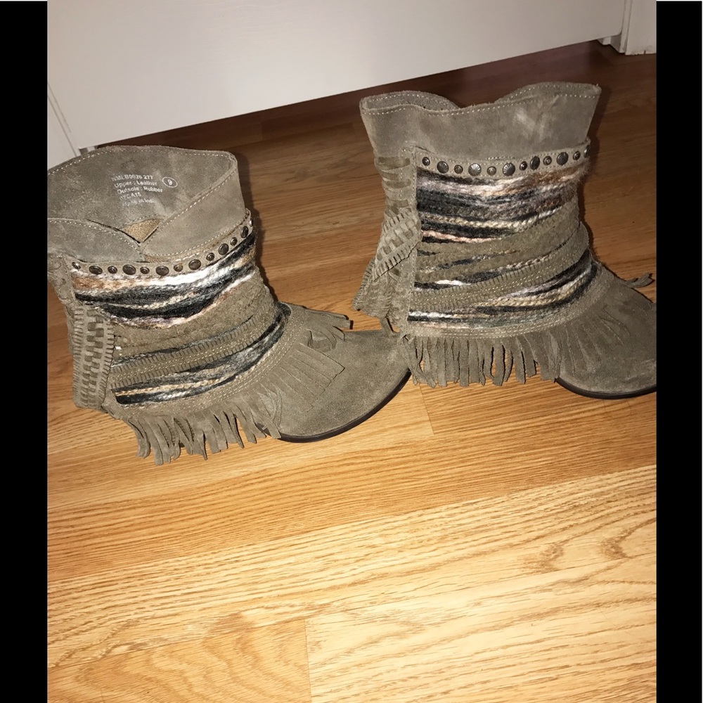 Aztec Ankle Boots