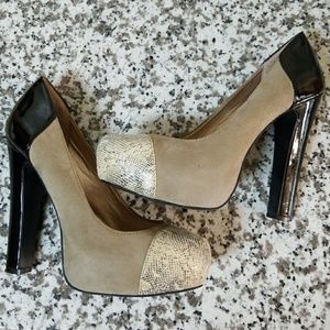 BCBG Multi-Pattern Heels