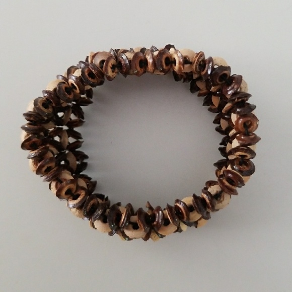 Authentic Coconut Bead Bracelet - Picture 2 of 3