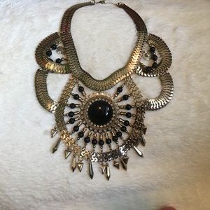 Gold statement necklace Gold statement necklace