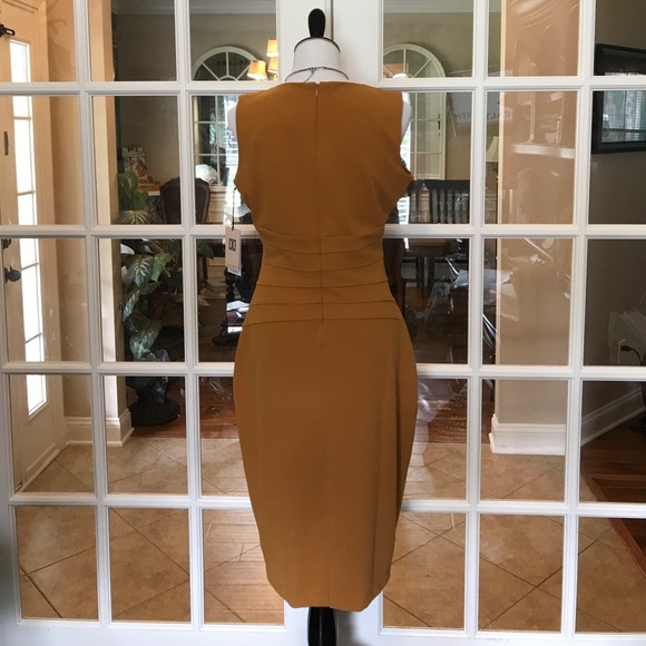 LAST ONE‼️- Ivanka Trump Mustard Midi- 5🌟 Rating - Picture 5 of 7